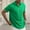 Green, variant on Eltusu Men's Polo Shirts with Collar, Zip Up Pullover Breathable Short Sleeve Summer Shirts Green Size S-3XL