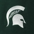 thumbnail image 3 of Men's Colosseum Green Michigan State Spartans Tortugas Logo Quarter-Zip Jacket, 3 of 4
