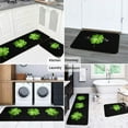 thumbnail image 6 of St. Patricks Day Kitchen Rug Set,Irish Shamrock St Patrick Gnomes Pattern Runner Rugs with rubber dot Backing,Throw Rugs Washable for Kitchen Sink,Laundry Room,Standing Desk,Spring Rugs,Green, 6 of 7