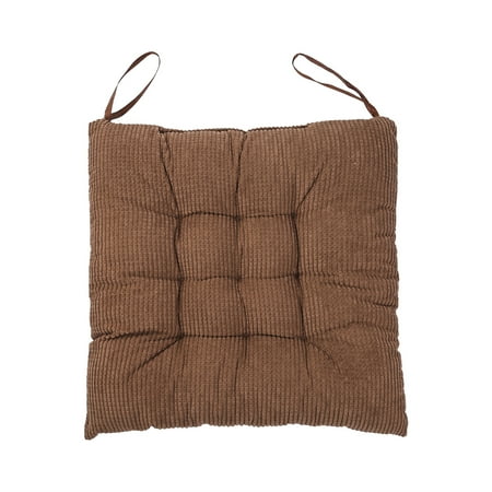 

ZQC Square Seat Cushion Soft Elastic Chair Pads with Ties for Home