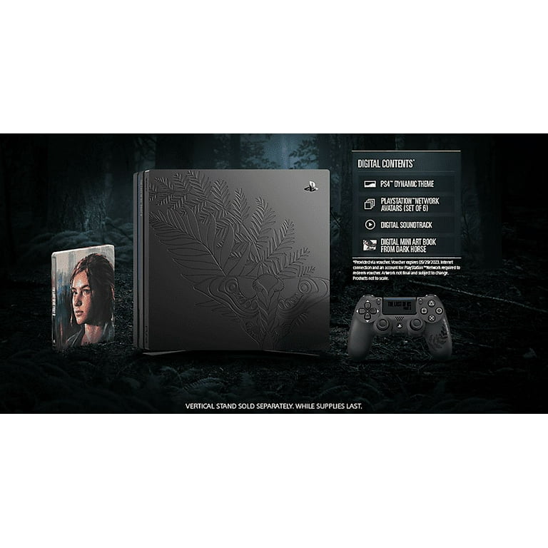 Sony PlayStation 4 PRO 1TB Gaming Console Black with The Last of Us Part II  BOLT AXTION Bundle Used