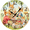 Onmdht-4, variant on Eveokoki 10 Inch Silent Wooden Wall Clock,Whimsical Animal Tea Party Design, Round Non-Ticking Decorative Clock for Nursery, Bedroom, Living Room, Farmhouse Style Home Decor