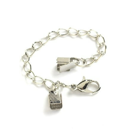 10pc Metal Clasp Set, Silver