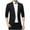 Black, variant on Mens Blazers Slim Fit Business Casual Men Suit Sport Coat One Button Travel Blazer Lightweight Suit Jacket Office Work Suit Jacket Khaki M