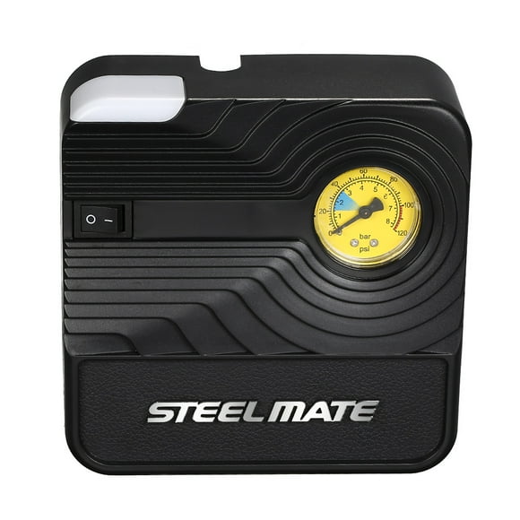 Yeacher Steelmate 12V DC Automotive Portable Air Compressor Pump Tire Inflator for Car Bicycle Ball Inflatables