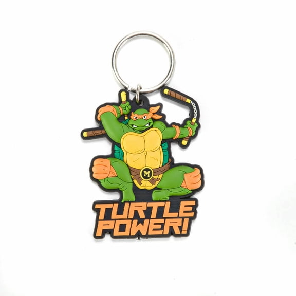 Soft Touch PVC Key Ring: Michelangelo