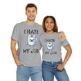 thumbnail image 7 of DJH Apparel | I Hate My Job Toilet Paper Roll Funny  Unisex T-Shirt, 7 of 7