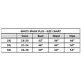 thumbnail image 6 of White Mark Women's Plus Size Cold Shoulder 3/4 Sleeve Dress, 6 of 6