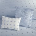 thumbnail image 2 of Gracie Mills Mikel Chenille Dot Cotton Jacquard Comforter Set with Euro Shams and Throw Pillows - GRACE-9444, 2 of 5