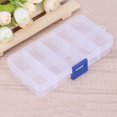 thumbnail image 4 of Ygjytge Cajas De Almacenamiento Desmontables De 10 Plaids Caja De Joyería De Maquillaje Transparente De Plástico Ygjytge Para estrenar, 4 of 6