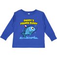 thumbnail image 3 of Inktastic Daddy's Fishing Buddy (blue) Boys or Girls Long Sleeve Toddler T-Shirt, 3 of 5