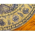 thumbnail image 5 of Unique Loom Medici Collection Area Rug - Oasis (8' Round Gray/Gold), 5 of 6