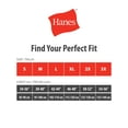 thumbnail image 3 of Hanes Men's Comfort Fit Ultra Soft Cotton White V-Neck Undershirts, 3 Pack, 3 of 4