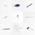 thumbnail image 4 of enqiretly 7Pcs/Set Adjustable Precision Drawing Compass Set Compass Set Architecture Math for School Office Drafting, 4 of 9
