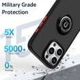 thumbnail image 4 of Case for iPhone 16 Pro Max,Slim Military Grade Car Holder Shockproof Anti-Drop Built-in Ring Holder Magnetic Kickstand Protection Phone Case for iPhone 16 Pro Max,6.9 inch 2024 (Matcha), 4 of 10