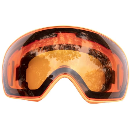 Mens Professional Box C.F.GOGGLE Professional Ski, Snowboard, and Snowmobile Goggles, Winter Sports Goggle Ski Goggles Over Glasses with Glasses Box For Mens and Womens Red,Blue,Black ()
