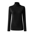 thumbnail image 6 of Mock Neck Tops For Women,Mock Turtleneck Petite Shirts,Womens Large Mock Turtleneck Shirts,Womens Tops,Women Casual Solid Long Sleeve Mock Turtleneck Blouse Tops Slim Fit Stretchy Layer Tee Shirts, 6 of 7