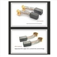 thumbnail image 5 of Juego de Escobillas de Carbón para Motor Eléctrico: Kit de Reparación de Repuesto de 80 Paquetes con 10 Tamaños, Adecuado para Reparar Piezas de Herramientas Eléctricas, 5 of 5