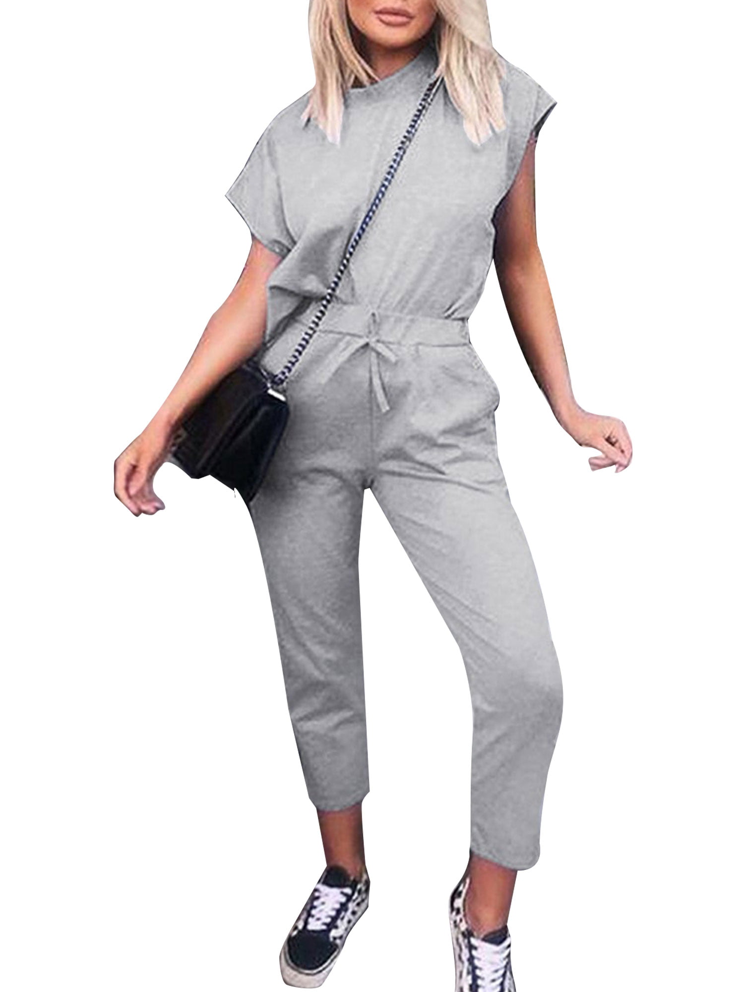Ladies Long Sleeve Loose Fit Baggy Top Bottom Co-Ord Set Lounge Wear Tracksuit 