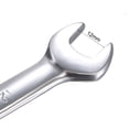 thumbnail image 5 of Uxcell Combination Wrench with Offset Box End and Angled Open End, Metric Mirror-Chrome Plated High Carbon Steel, 12mm, 5 of 5
