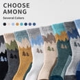 thumbnail image 6 of 8 Pairs Kids Toddlers Boys Girls Merino Wool Hiking Athletic Thermal Warm Winter Socks, 6 of 7