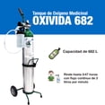 thumbnail image 3 of Kit Tanque Oxígeno Medicinal Oxivida 682 (Sin Carga De Gas) + 2 Aguas, 3 of 5