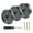 Black, variant on ROZYARD 7pcs Vent Knobs Easy to Install Window & Vent Knobs Set Upgrades for Window
