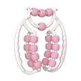 thumbnail image 3 of 20 ruedas Fascia Relax Roller rodillo puntos de presión Manual brazo pierna cuerpo Rosa, 3 of 8