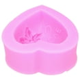 thumbnail image 1 of Molde De Silicona Para Manualidades, Vela Tridimensional En Forma De Corazón Con Forma De Corazón, Flor Rosa, Pastel De Amor, Jabón De Chocolate, 1 of 7