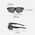 thumbnail image 4 of Minnieouse Gafas de sol de moda y portátiles para entusiastas de los deportes y actividades al aire libre Hombres Durable Impermeable A prueba de Type3 NO3, 4 of 6