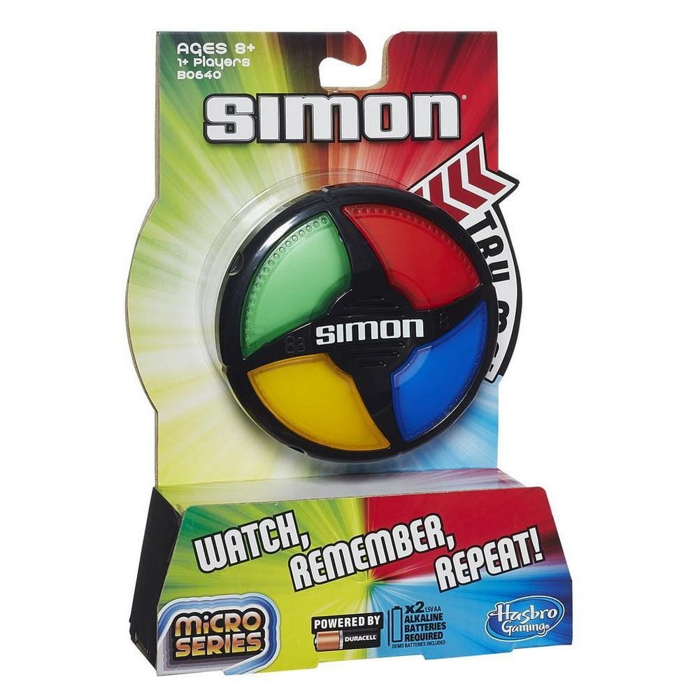 "SIMON" Micro Series 3.5" Mini Electronic Handheld Game by Hasbro 