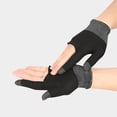thumbnail image 5 of 1 par de guantes para dedos, guantes táctiles con dos dedos para juegos móviles (negro), 5 of 5