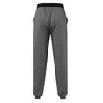 thumbnail image 6 of TBWNWG Men's Casual Pants Mid Waisted Solid Casual Jogging Sports Pants with Elastic and Pockets for Active,Sizes M, 6 of 6