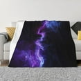thumbnail image 1 of Fotbe Purple And Blue Nebula Manta de Franela con Estampado, Manta Ultrasuave para Cama, Sofá, Auto, Hipoalergénica y Antibolitas-50"x40", 1 of 6