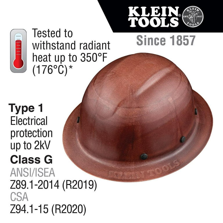 MSA Skullgard Full Brim Hard Hat Tan 