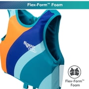Aqua SwimSchool Swim Training Vest, Ages 4-6 Years, 37-50 lb, Blue