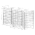 thumbnail image 4 of vidaXL Gabion Basket Galvanised Steel 120x30x100 cm, 4 of 4