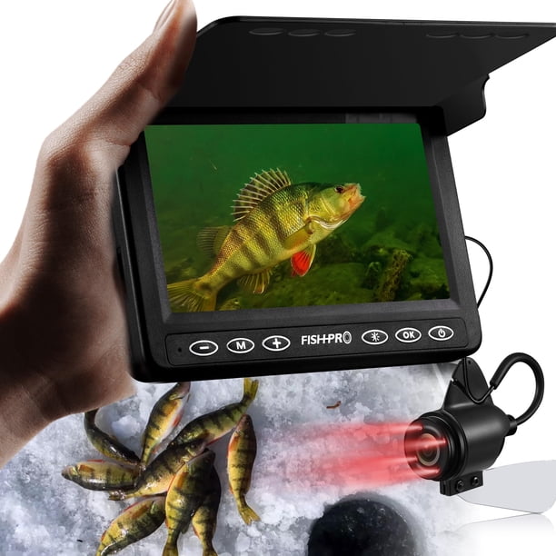 Cámara submarina para pesca FishPro 4,3" 1000TVL IR USB-C