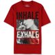 thumbnail image 1 of Camiseta gráfica Ecko Unltd Inhale Exhale para hombre roja grande, 1 of 1