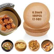 Air Fryer Paper Liners Non-stick Disposable Oil-proof Water-proof Food Grade 100 Pcs