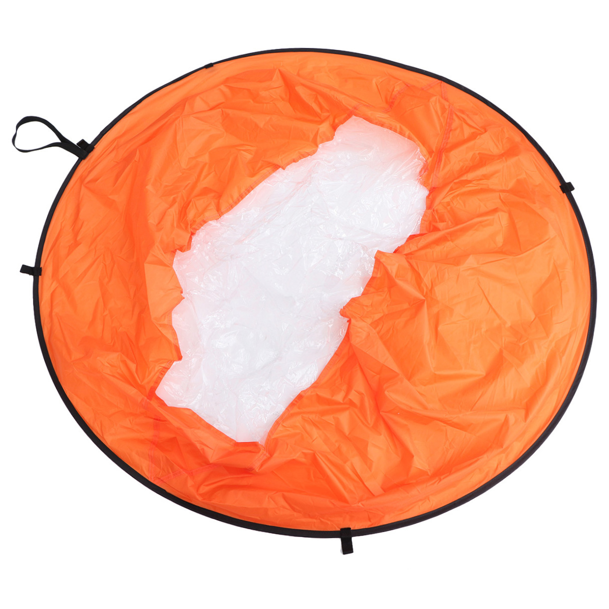 PBPBOX 1Pcs Orange Kayak Paddle PVC Wind Paddle for Canoe and Kayak Use