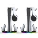 thumbnail image 2 of Soporte vertical RGB para consola PS5 Slim con base de carga para mando, gancho para auriculares y accesorio de base sencillo, 2 of 7