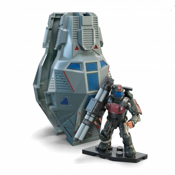 Figura de acción MEGA Halo ODST 'Mickey' Crespo con Drop Pod HNC51