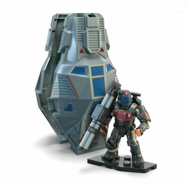 Figura de acción MEGA Halo ODST 'Mickey' Crespo con Drop Pod HNC51