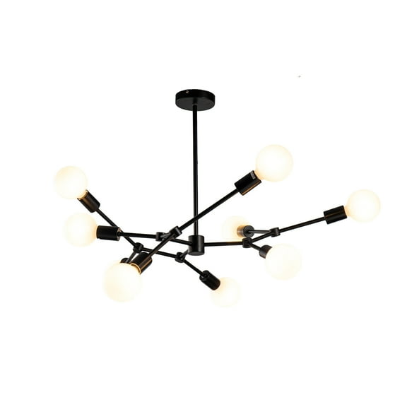 Design Living Chandelier , Matte Black