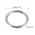 thumbnail image 2 of Welded O Ring, 30 x 3mm Strapping Round Rings Stainless Steel 4 pcs, 2 of 5