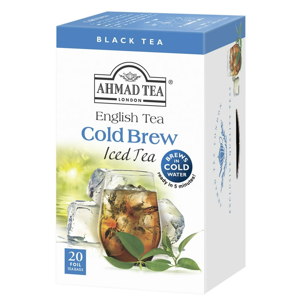 Ahmad Tea Cold Brew Iced Tea, English, 20 Count (Pack of 6) Walmart