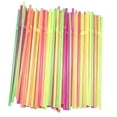 thumbnail image 1 of Pajitas para beber,Pajitas desechables para beber de colores surtidos,Pajitas flexibles de plástico de colores para decorar festivales,Pajitas de 8 pulgadas de largo Suministros para fiestas, 1 of 9