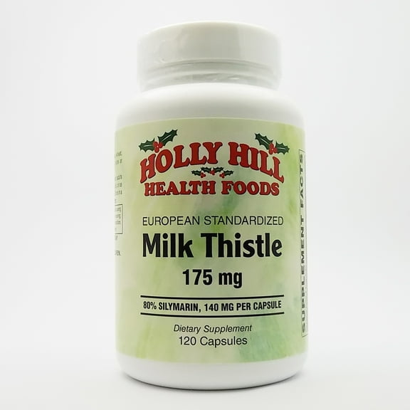 Holly Hill Health Foods, European Standardized Milk Thistle, 175 MG, 120 Capsules
