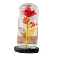 thumbnail image 1 of Rose luz LED Flor simuda para bodas, cumpleaños, Navidad rojo Zulema Rosa simulada, 1 of 8